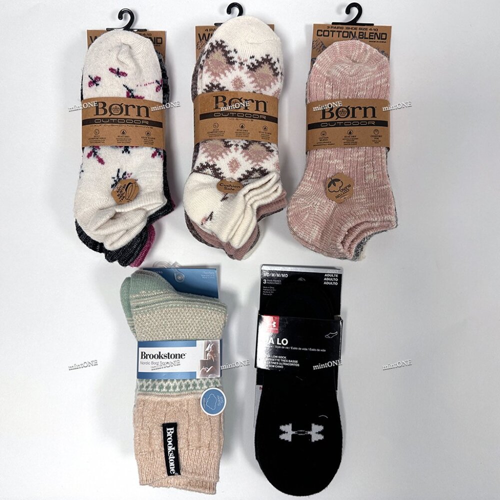NEW Womens Born Brookstone Under Armour Socks